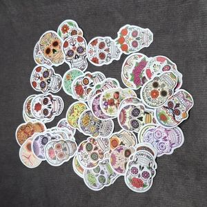Bellśche 25 Pack Misc. Sugar Skulls Day of the Dead Themed Stickers NEW